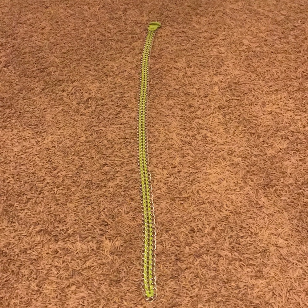 Green chain belt.